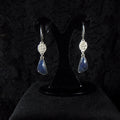 Długie kolczyki z szafirami - EPIR Art Jewellery&Gemstone
