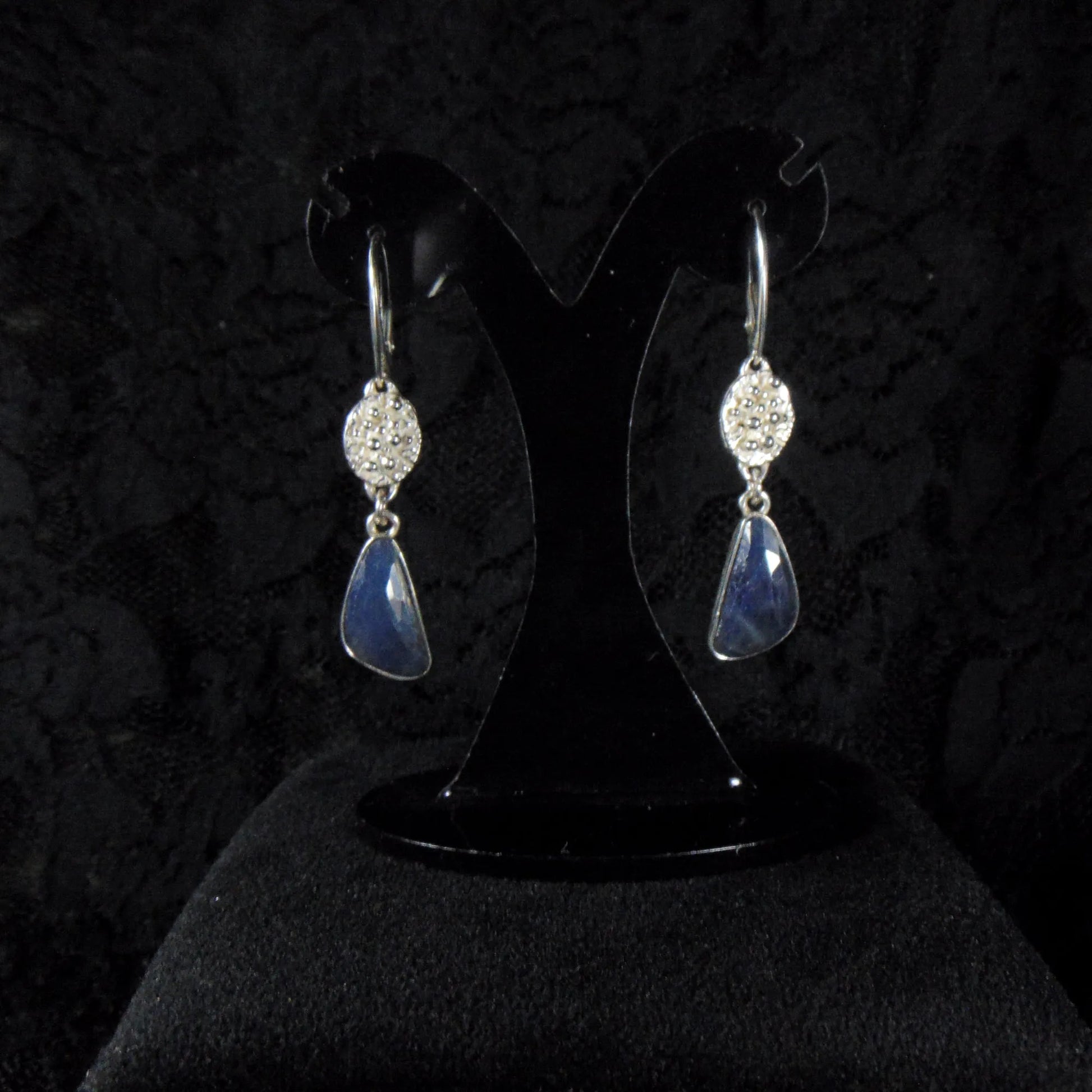 Długie kolczyki z szafirami - EPIR Art Jewellery&Gemstone