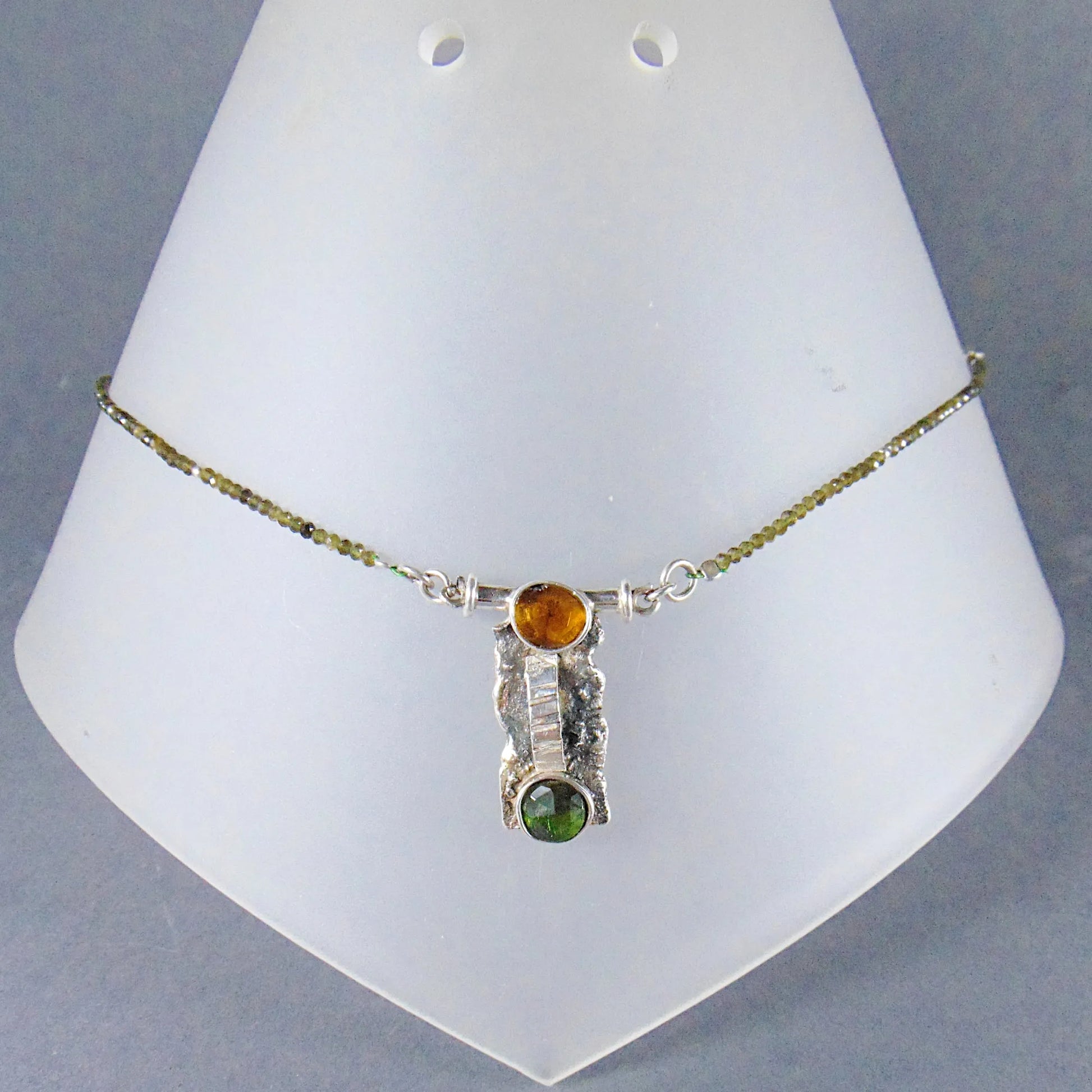 Naszyjnik z dwoma turmalinami - EPIR Art Jewellery&Gemstone