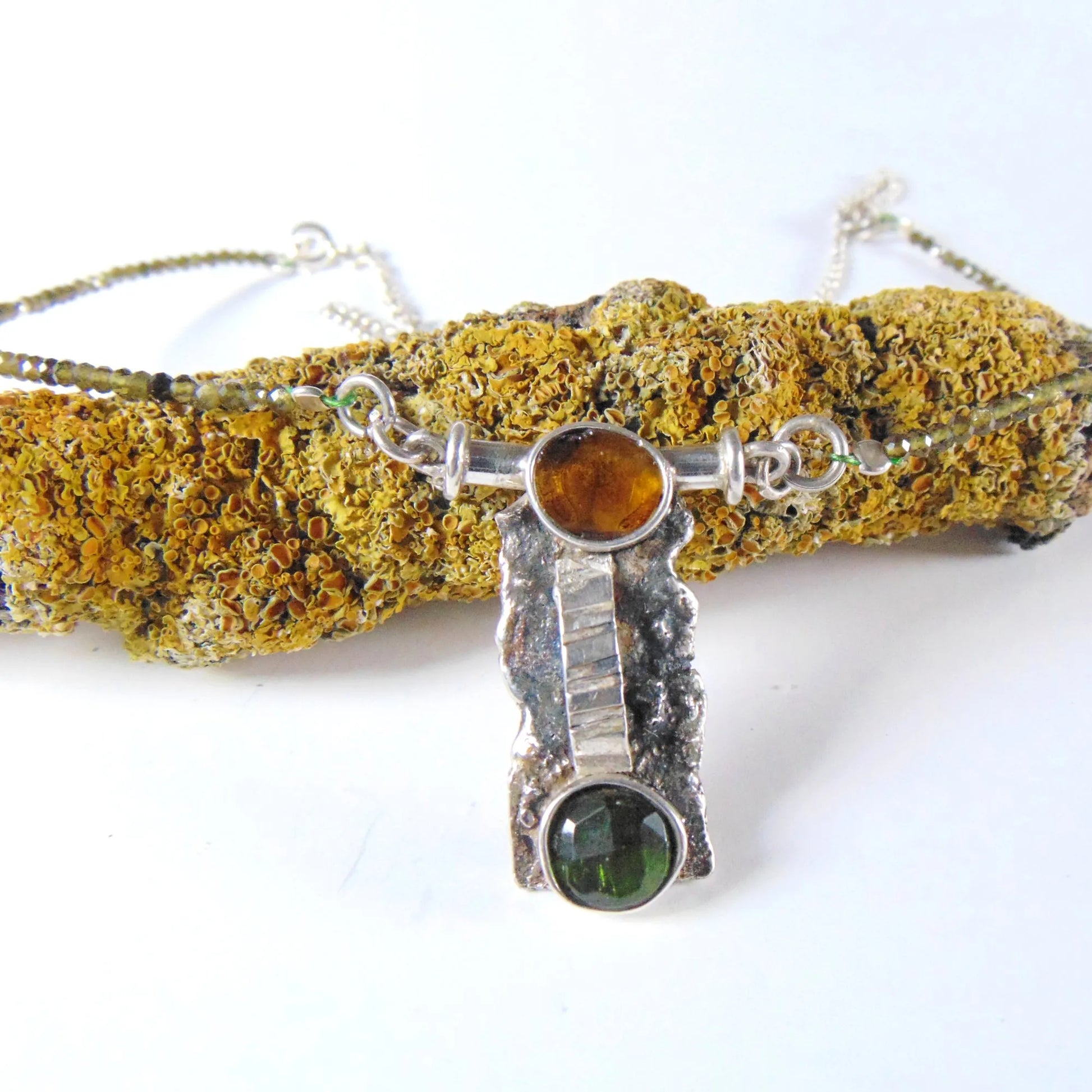 Naszyjnik z dwoma turmalinami - EPIR Art Jewellery&Gemstone