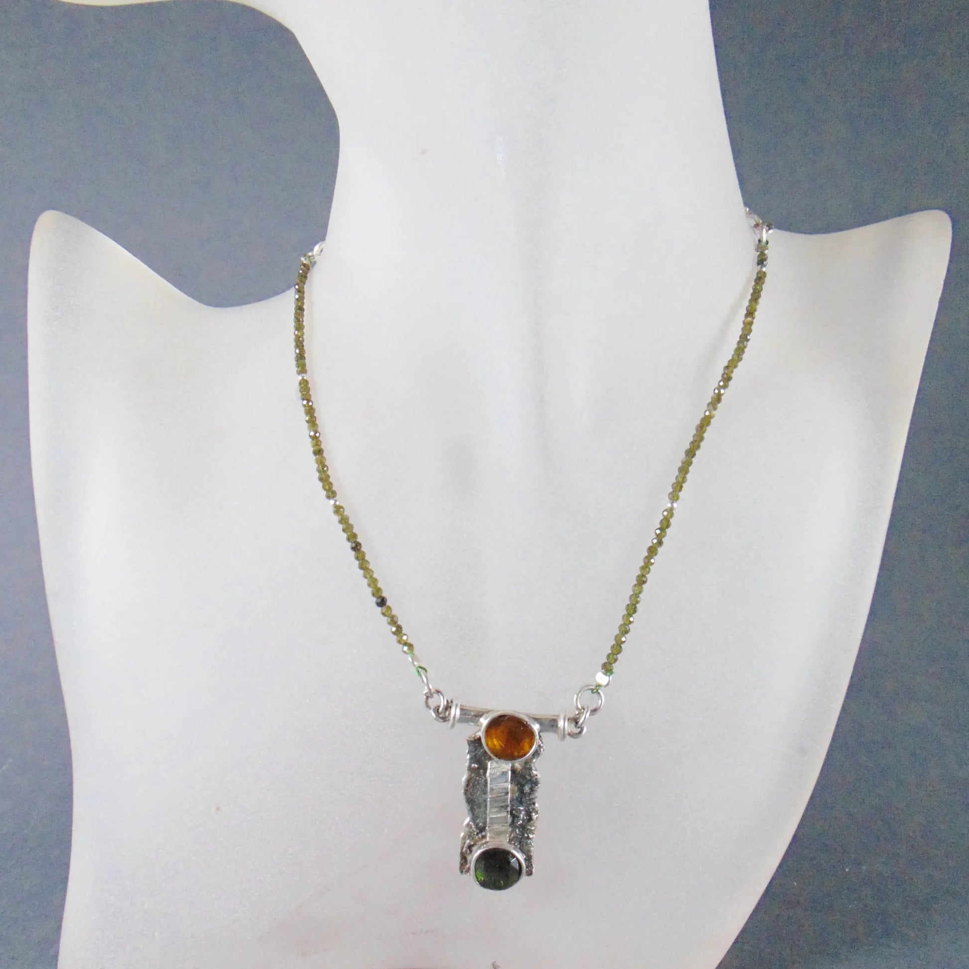 Naszyjnik z dwoma turmalinami - EPIR Art Jewellery&Gemstone