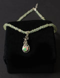 Naszyjnik z opalem i serpentynitami - EPIR Art Jewellery&Gemstone