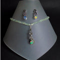 Naszyjnik z opalem i serpentynitami - EPIR Art Jewellery&Gemstone