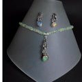 Naszyjnik z opalem i serpentynitami - EPIR Art Jewellery&Gemstone