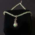 Naszyjnik z opalem i serpentynitami - EPIR Art Jewellery&Gemstone