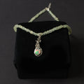 Naszyjnik z opalem i serpentynitami - EPIR Art Jewellery&Gemstone