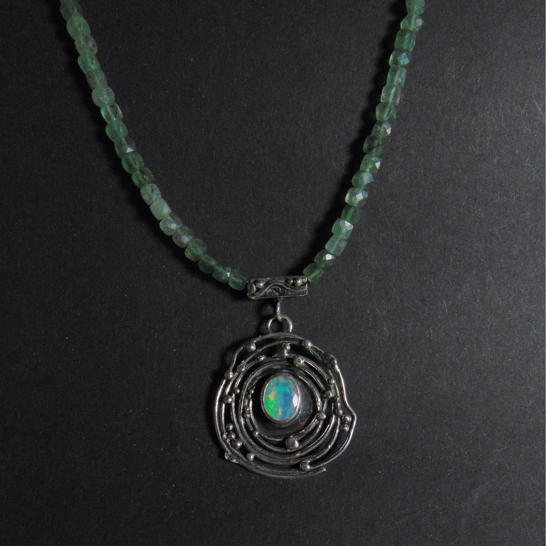 Wisior "Planety" z opalem - EPIR Art Jewellery&Gemstone