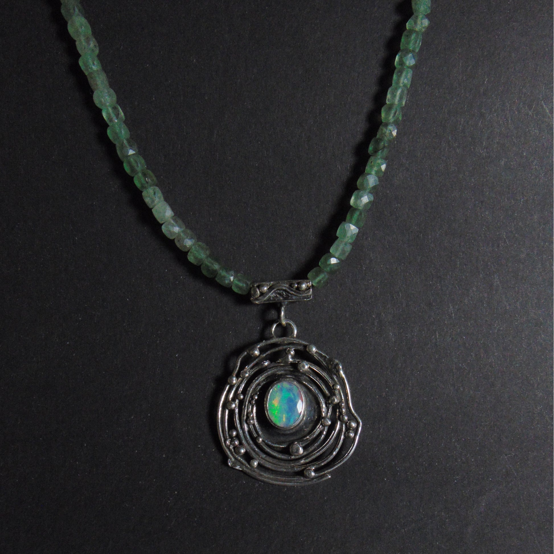 Wisior "Planety" z opalem - EPIR Art Jewellery&Gemstone