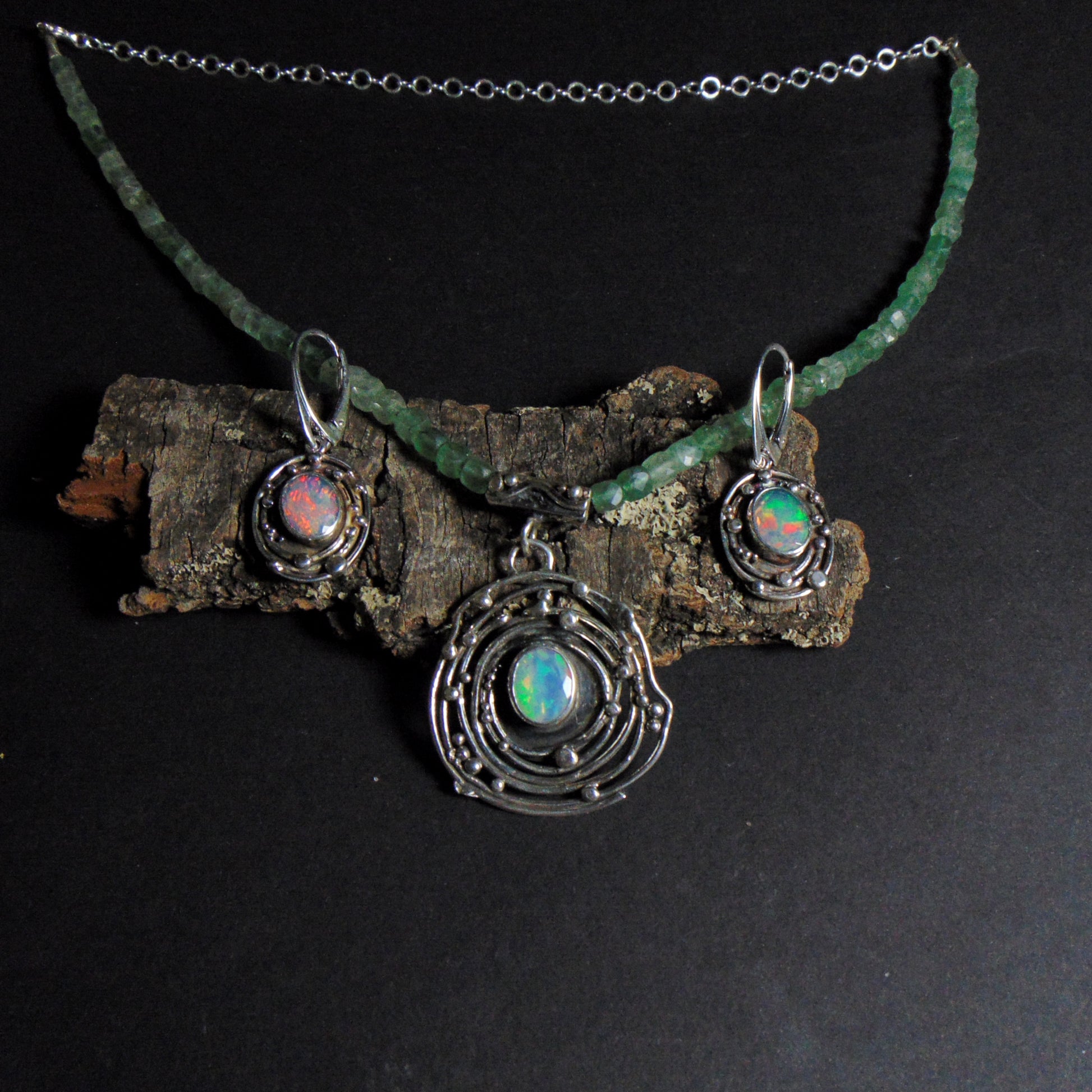 Wisior "Planety" z opalem - EPIR Art Jewellery&Gemstone