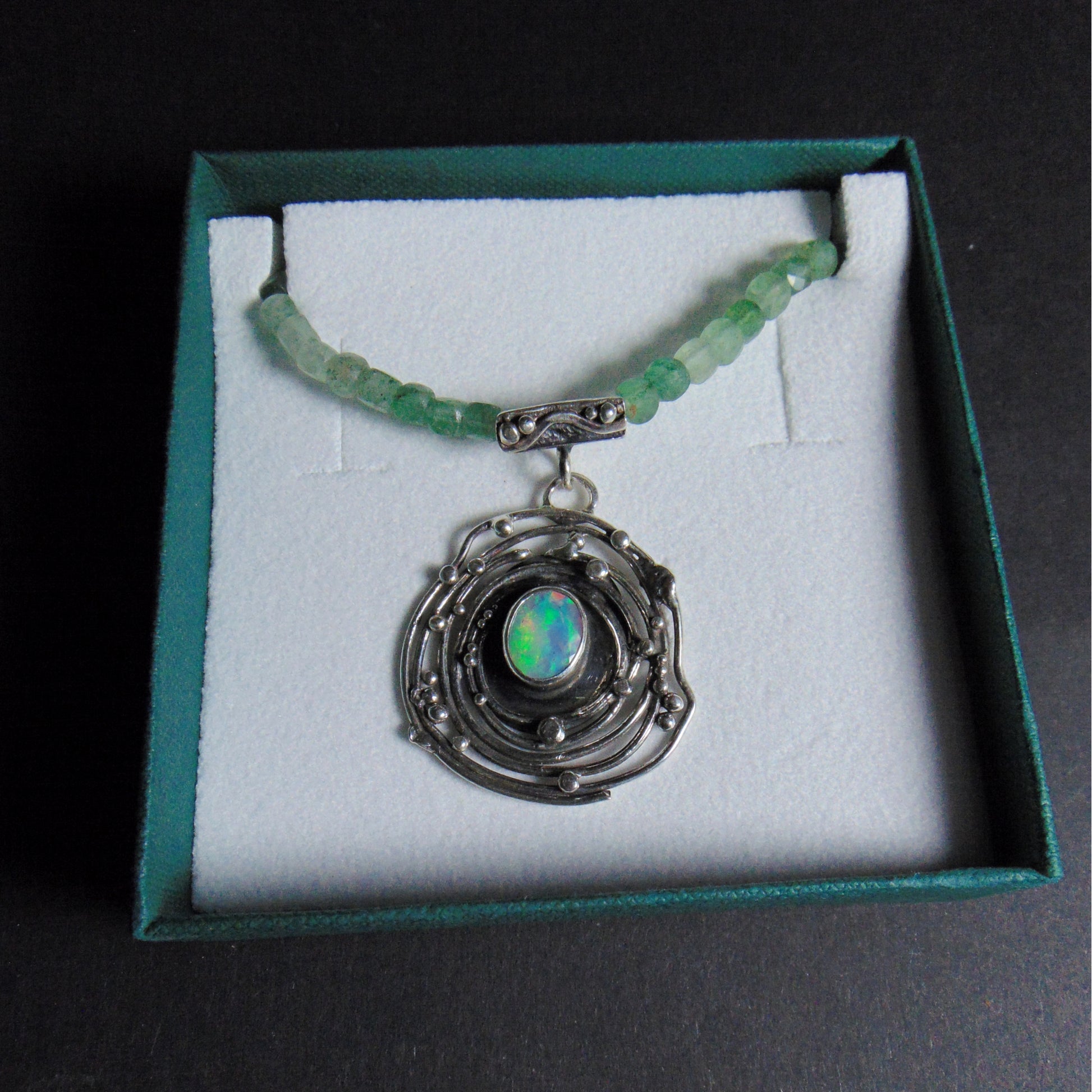 Wisior "Planety" z opalem - EPIR Art Jewellery&Gemstone