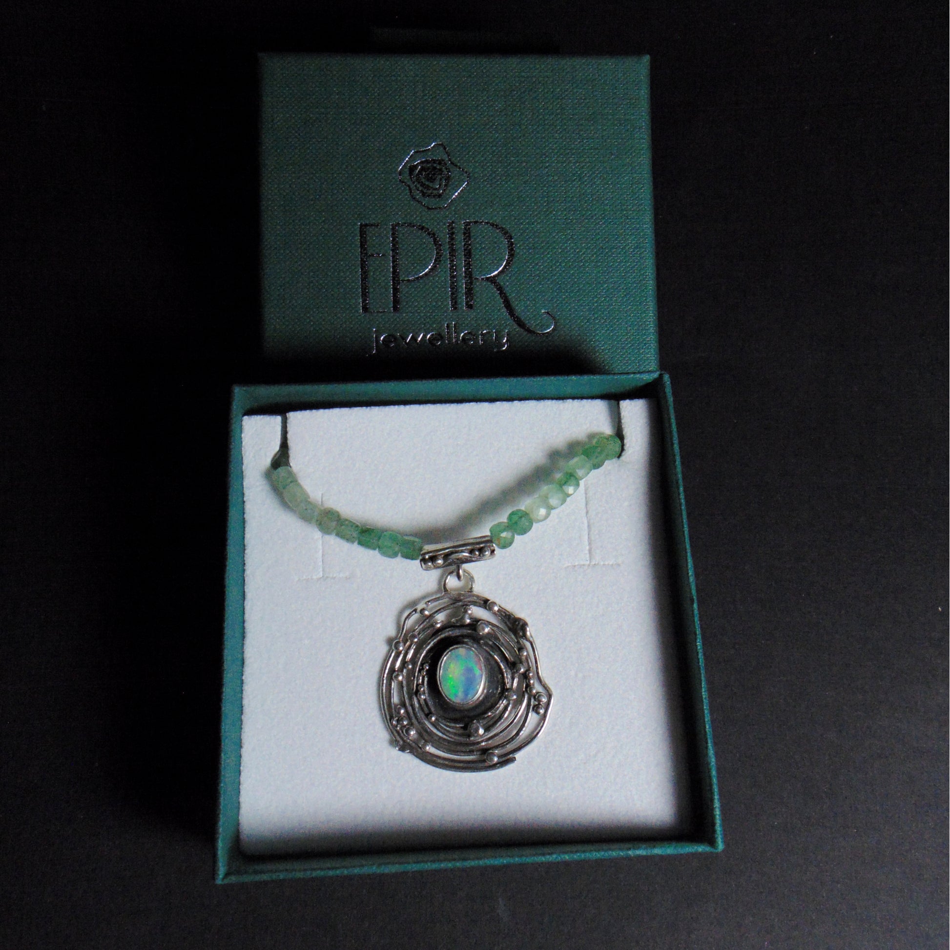 Wisior "Planety" z opalem - EPIR Art Jewellery&Gemstone