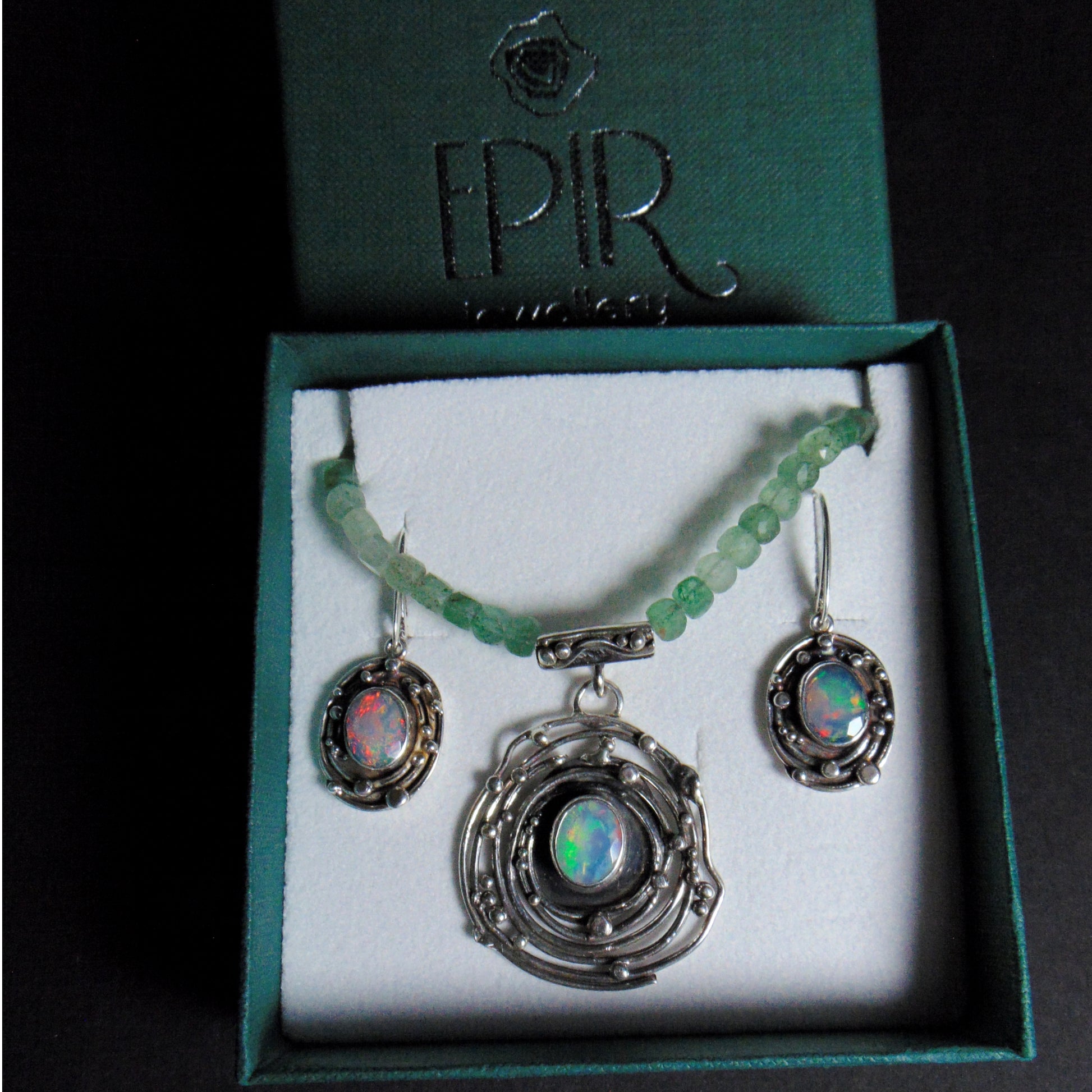 Wisior "Planety" z opalem - EPIR Art Jewellery&Gemstone