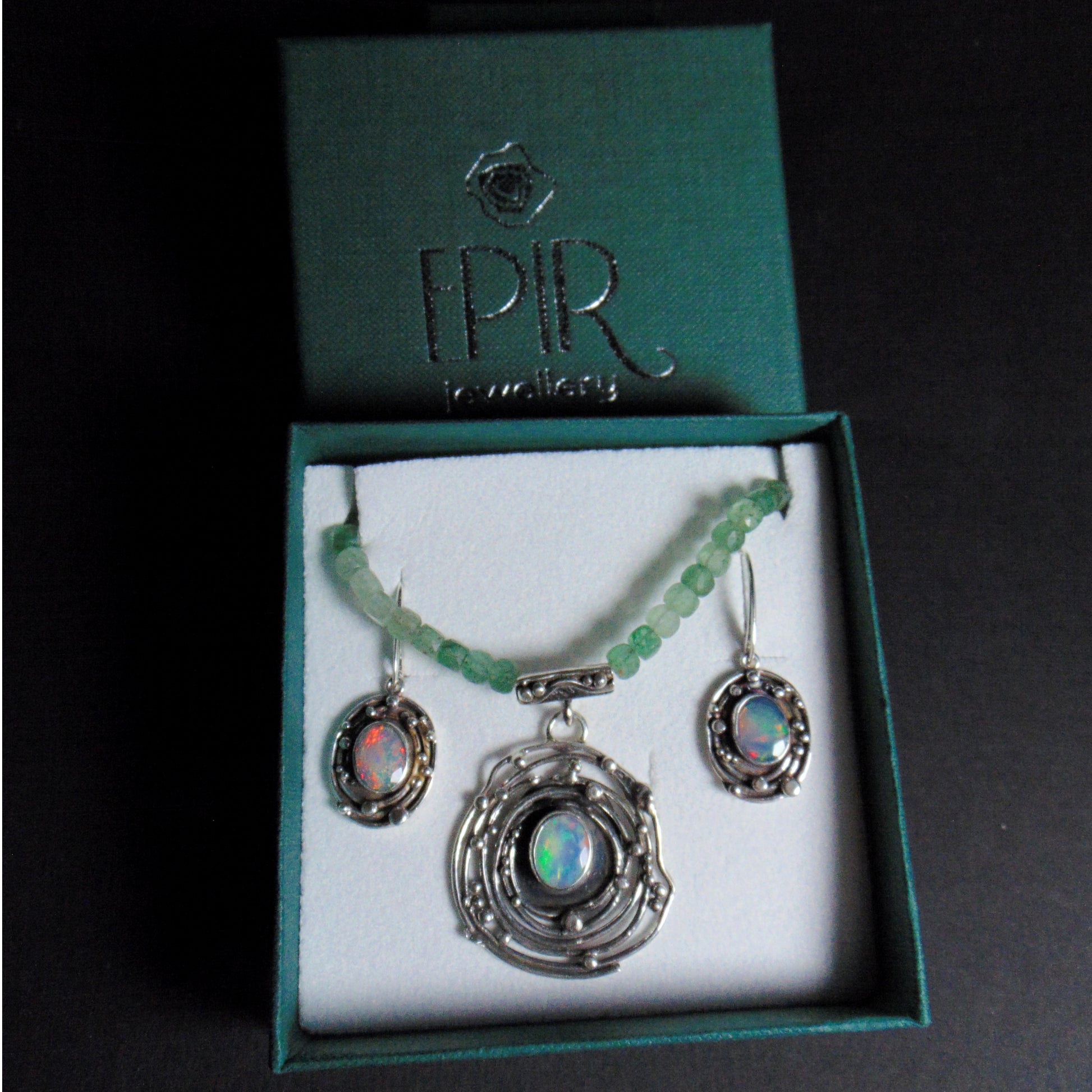 Wisior "Planety" z opalem - EPIR Art Jewellery&Gemstone