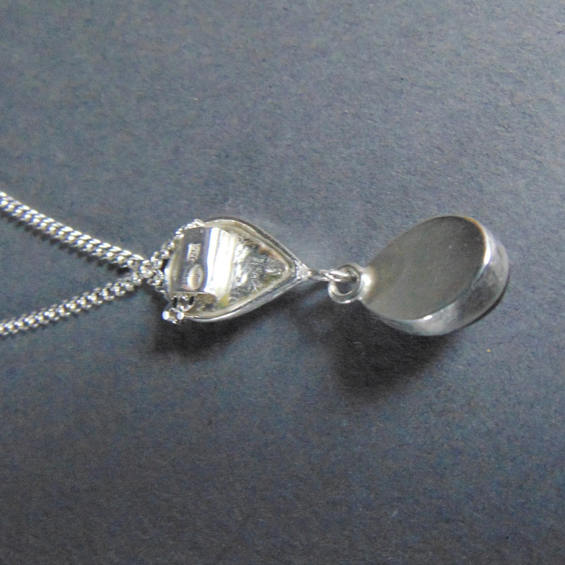 Wisior srebrny z czarną perłą barokową - EPIR Art Jewellery&Gemstone