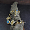 Bransoletka z niebieskimi i czarnymi opalami - EPIR Art Jewellery&Gemstone