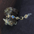 Bransoletka z niebieskimi i czarnymi opalami - EPIR Art Jewellery&Gemstone