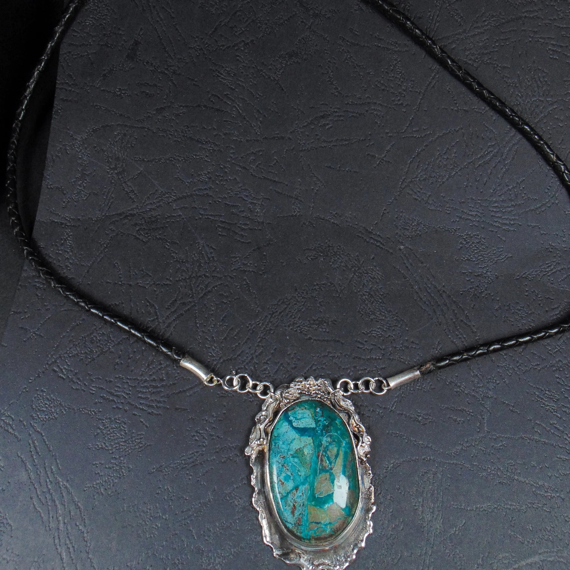 Duży wisior z chryzokolą - EPIR Art Jewellery&Gemstone