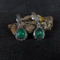 Kolczyki srebne sztyfty z chalcedonitem - EPIR Art Jewellery&Gemstone