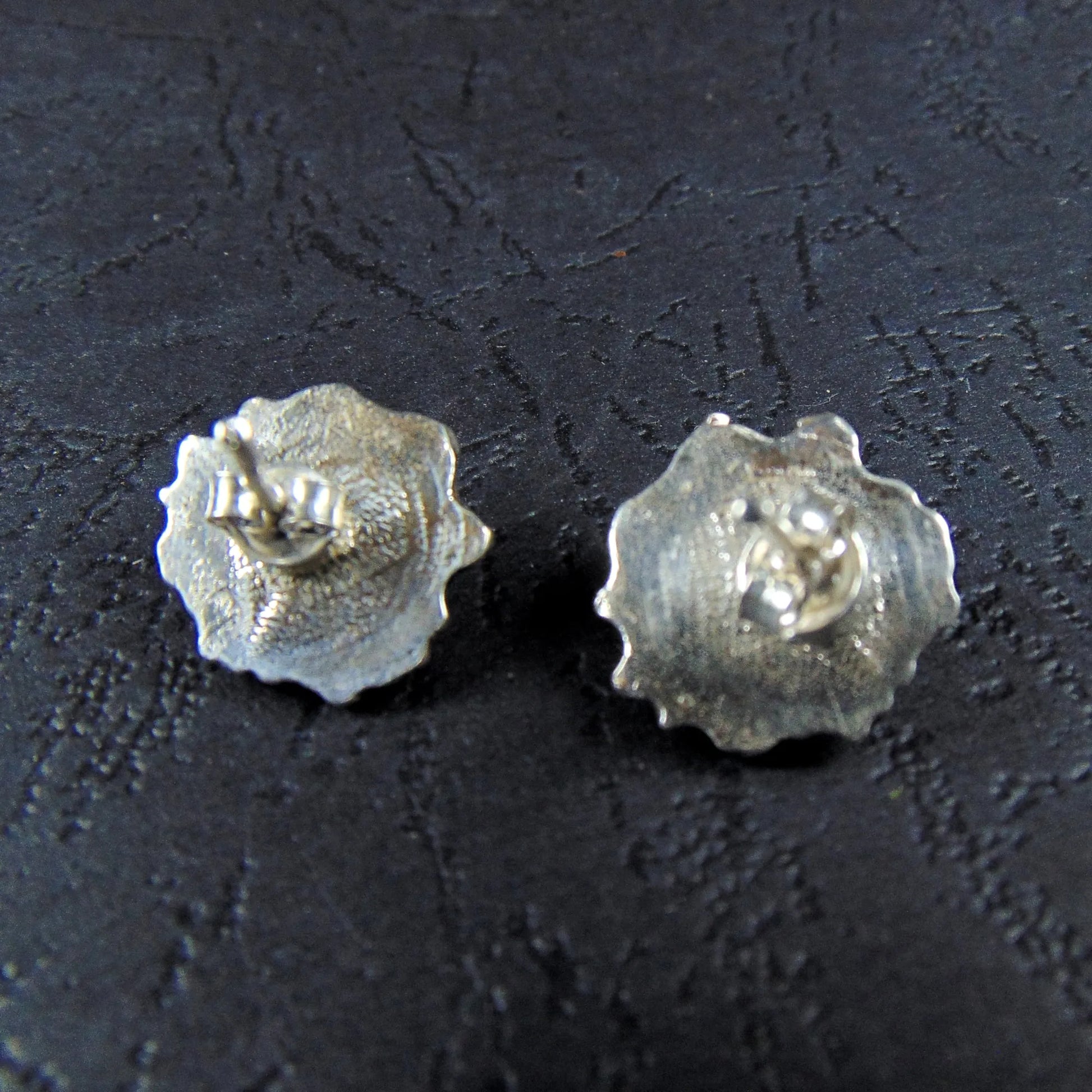 Kolczyki Srebrne Sztyfty z Naturalnymi Granatami Gwiezdny Pył - EPIR Art Jewellery&Gemstone
