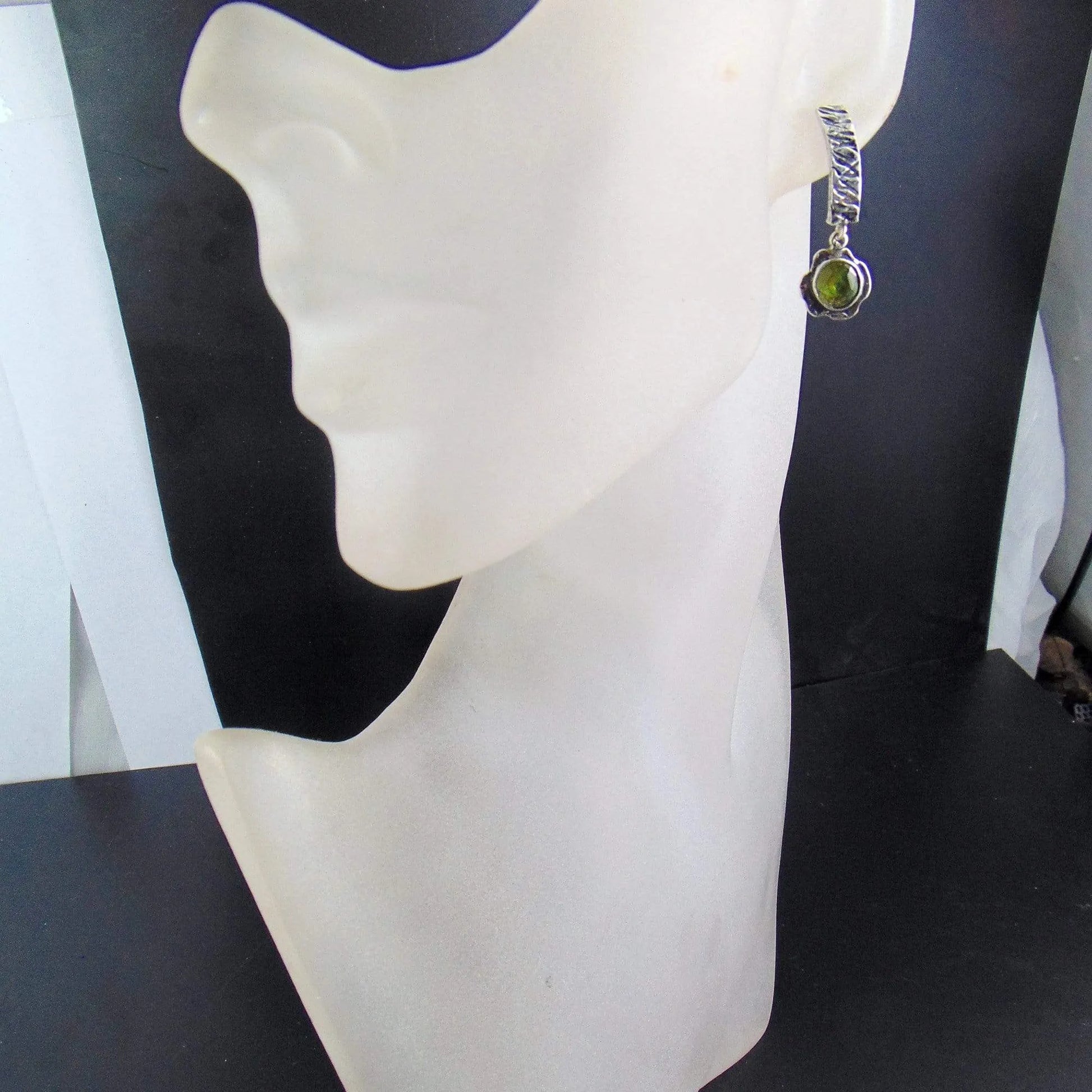 Kolczyki sztyfty z zielonymi turmalinami - EPIR Art Jewellery&Gemstone