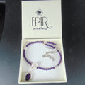 Naszyjnik z ametystów z wisiorkiem z ametystem - EPIR Art Jewellery&Gemstone