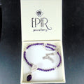 Naszyjnik z ametystów z wisiorkiem z ametystem - EPIR Art Jewellery&Gemstone