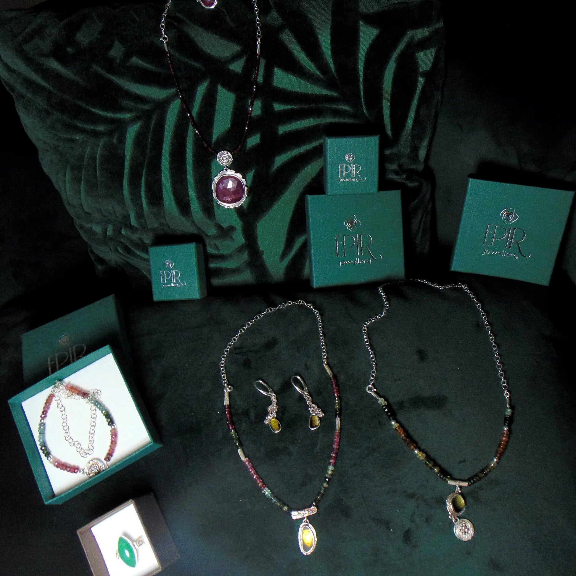 Naszyjnik z dużym rubinem - EPIR Art Jewellery&Gemstone
