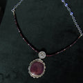 Naszyjnik z dużym rubinem - EPIR Art Jewellery&Gemstone