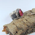 Obrączka z turmalinem arbuzowym - EPIR Art Jewellery&Gemstone