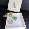 Pierścień z zielonym turkusem - EPIR Art Jewellery&Gemstone