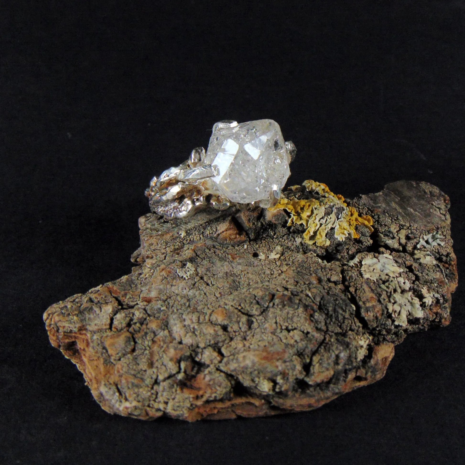 Pierścionek Gałązki z Kryształem Herkimer - EPIR Art Jewellery&Gemstone