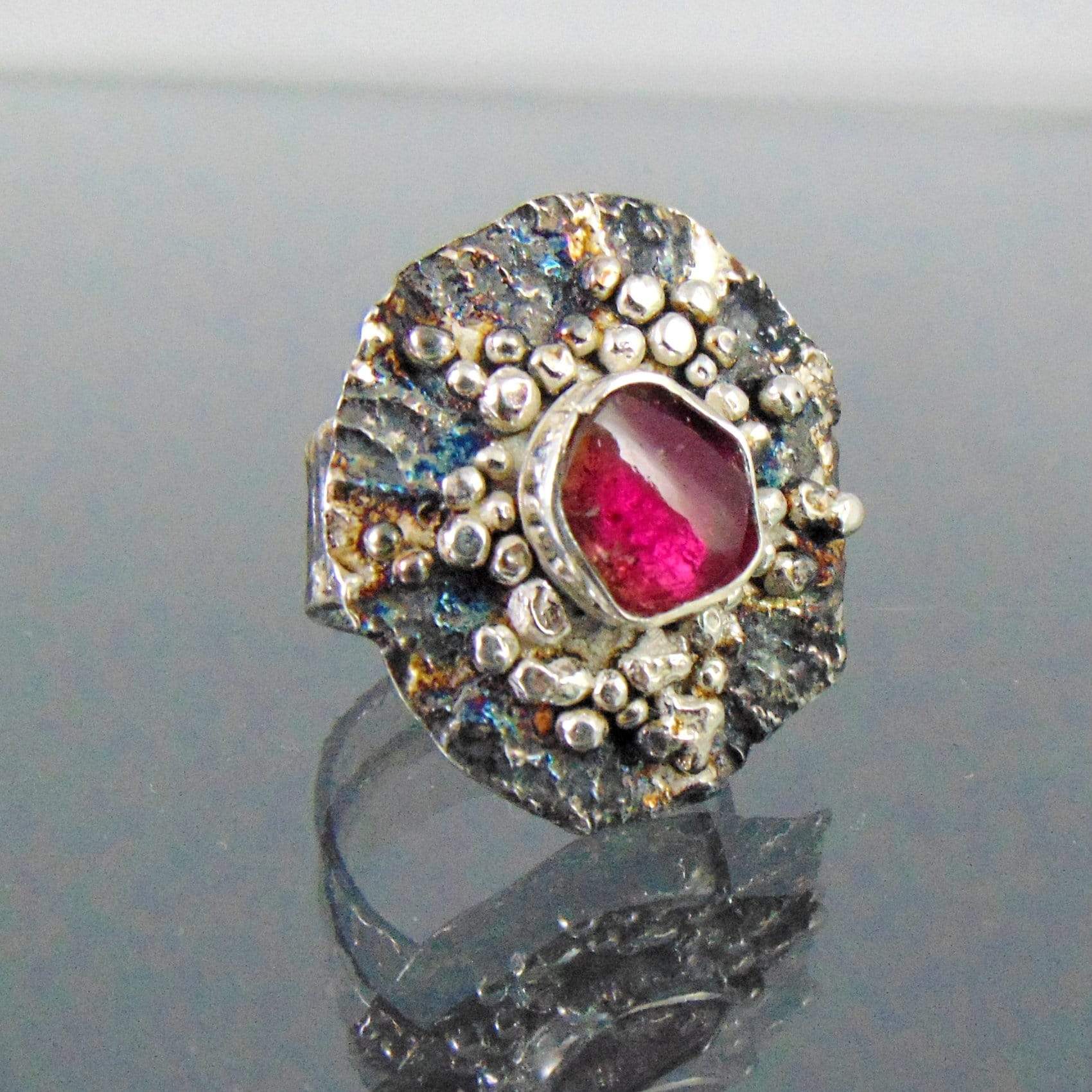 Pierścionek "Gwiazdy" z Turmalinem - EPIR Art Jewellery&Gemstone