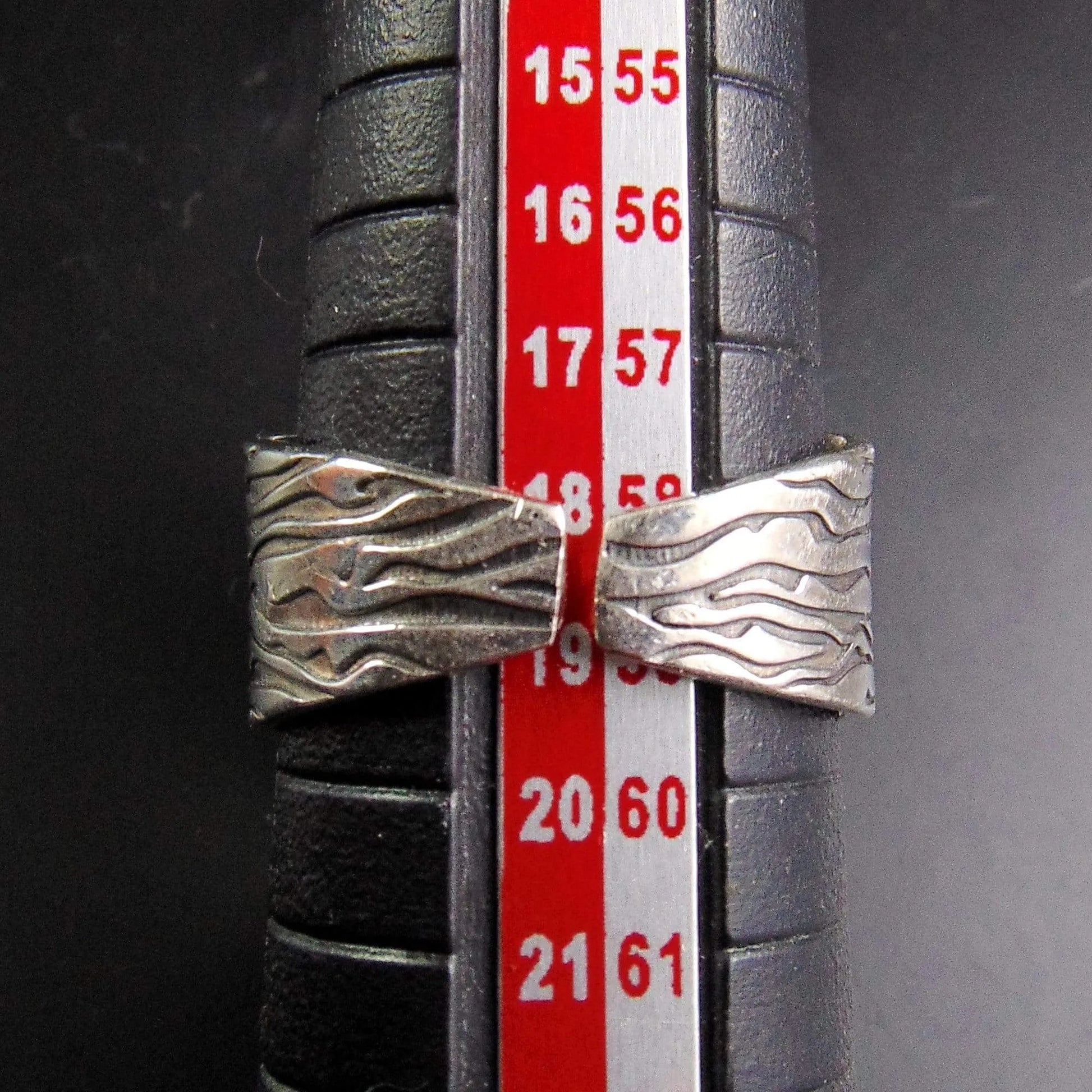 Pierścionek z dużym turkusem tybetańskim - EPIR Art Jewellery&Gemstone