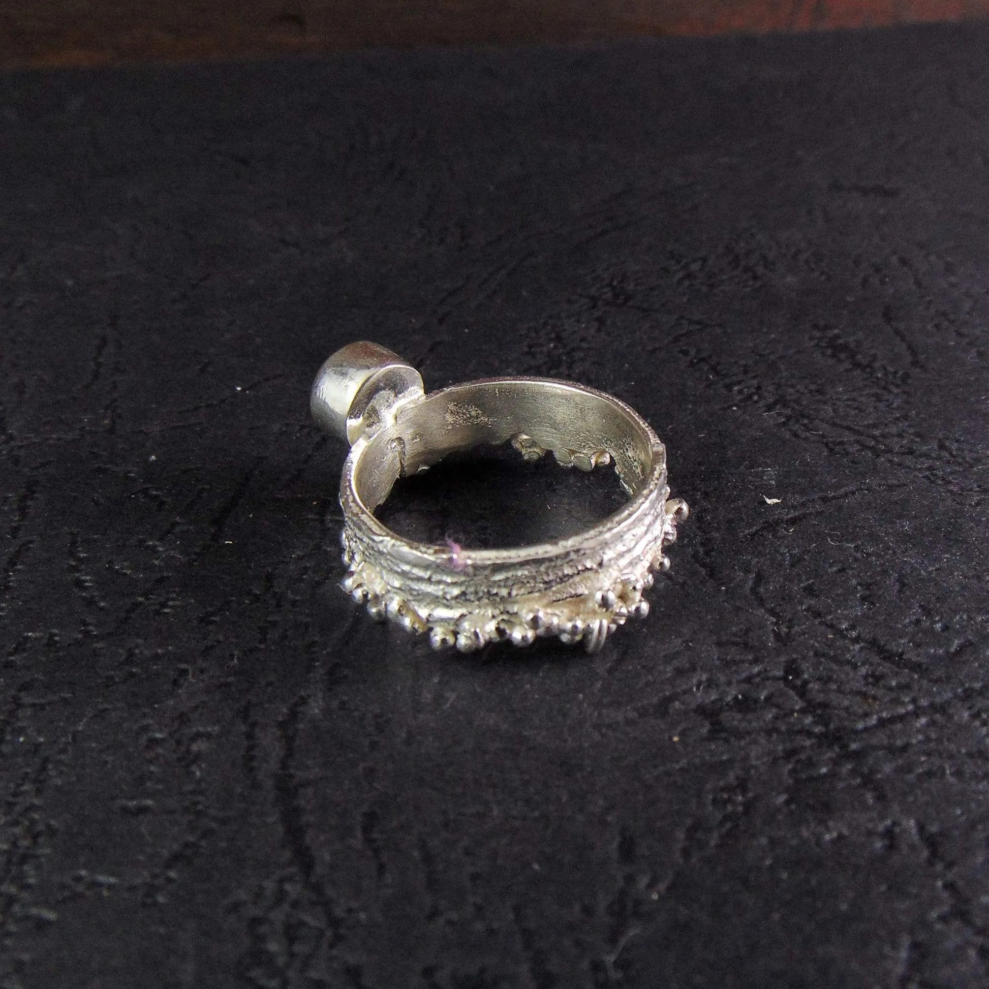 Pierścionek z niebieskim topazem - EPIR Art Jewellery&Gemstone