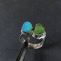 Pierścionek z opalem i perydotem - EPIR Art Jewellery&Gemstone