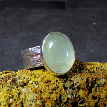 Pierścionek z owalnym akwamarynem - EPIR Art Jewellery&Gemstone