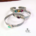 Srebrna kuta bransoletka z opalem etiopskim - EPIR Art Jewellery&Gemstone