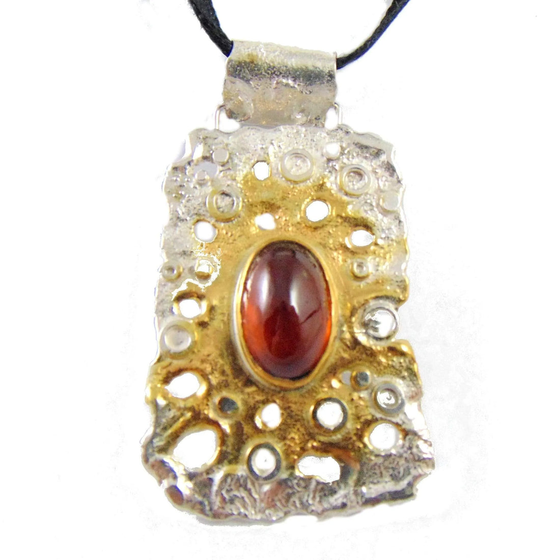Srebrna zawieszka z granatem - EPIR Art Jewellery&Gemstone
