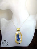 Wisior Pozłacany z Boulder Opalem, Opale Australijskie - EPIR Art Jewellery&Gemstone