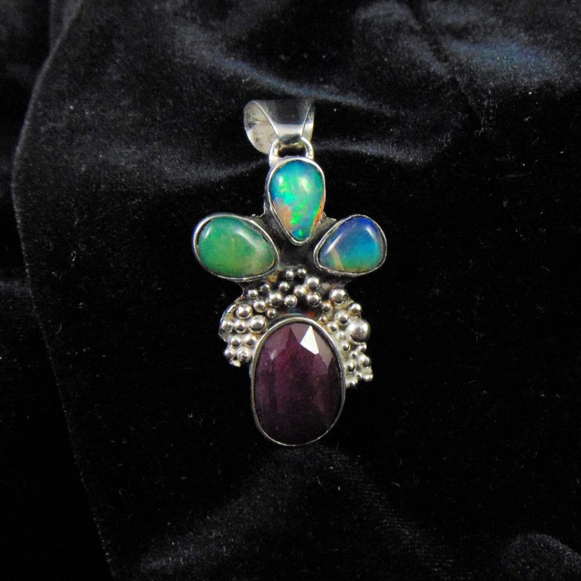 Wisior Rubinowy Ogród - EPIR Art Jewellery&Gemstone