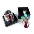 Wisior Rubinowy Ogród - EPIR Art Jewellery&Gemstone