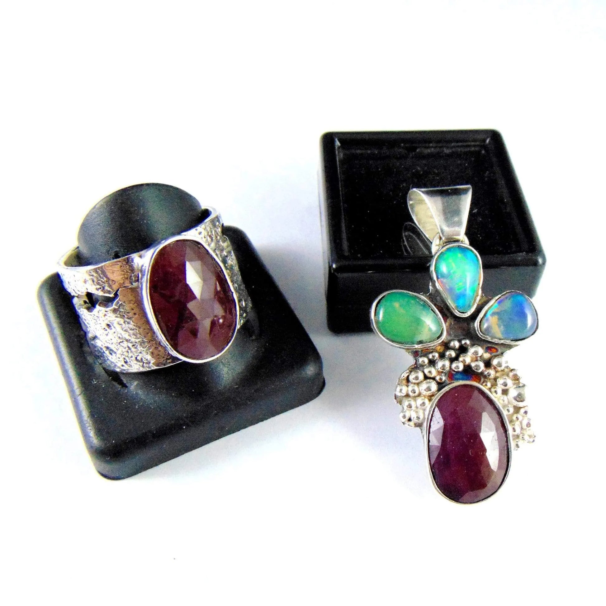 Wisior Rubinowy Ogród - EPIR Art Jewellery&Gemstone