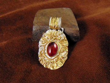 Wisior Srebrny z Turmalinem, Artystyczny - EPIR Art Jewellery&Gemstone