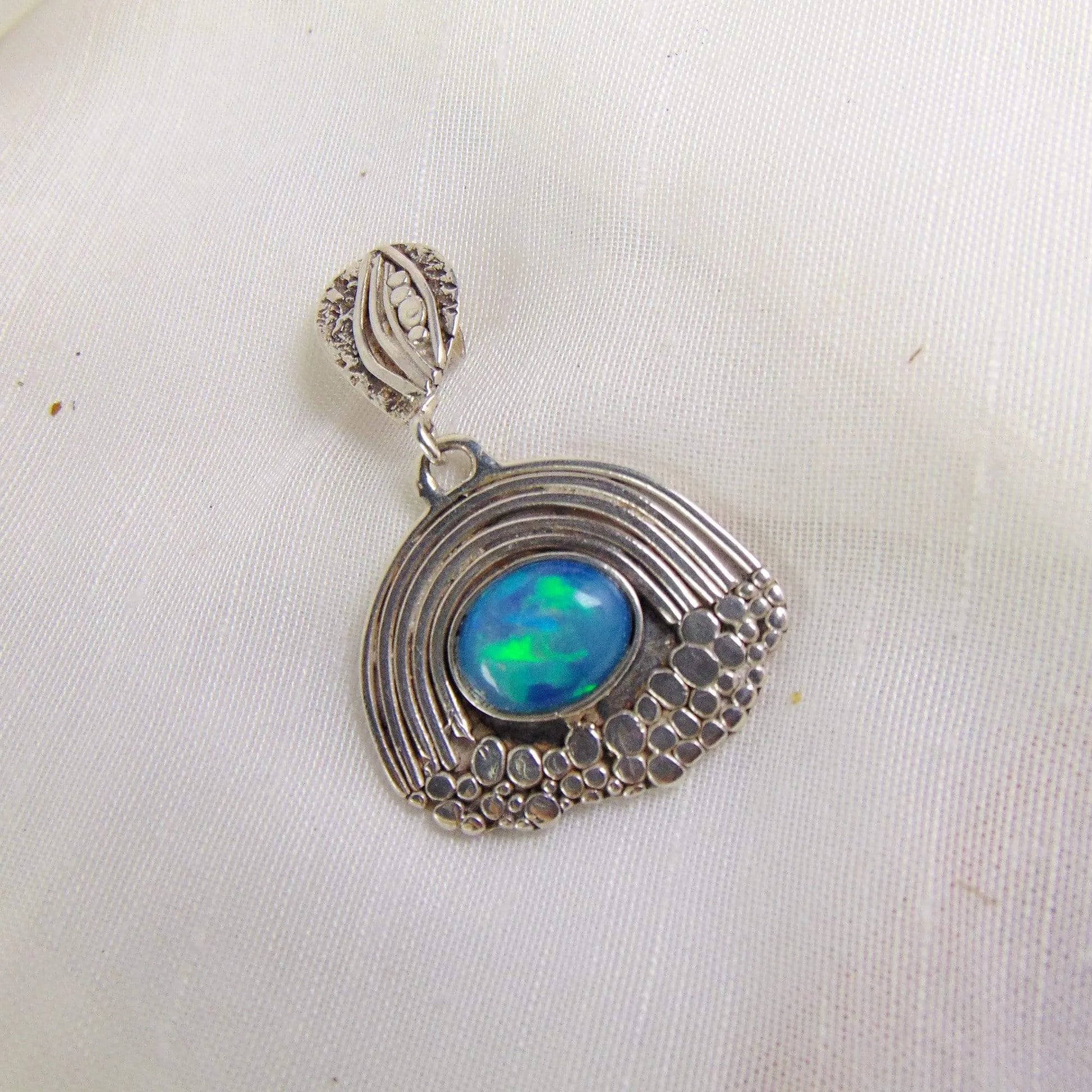 Wisior z Niebieskim Opalem - EPIR Art Jewellery&Gemstone