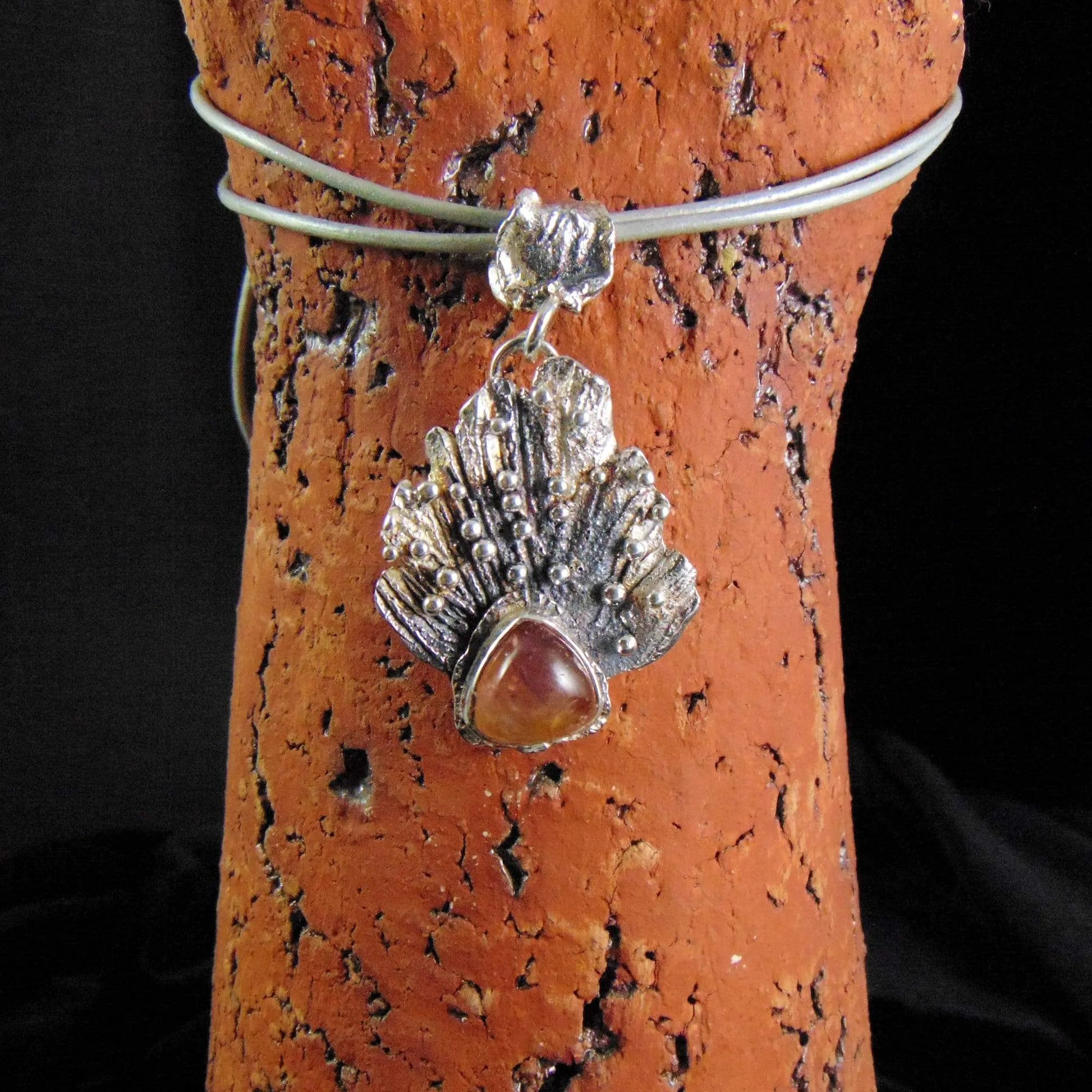 Wisior z pomarańczowym turmalinem - EPIR Art Jewellery&Gemstone