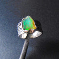 Zielony opal - obrączka - EPIR Art Jewellery&Gemstone