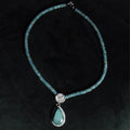 Naszyjnik z amazonitów z turkusem - EPIR Art Jewellery&Gemstone