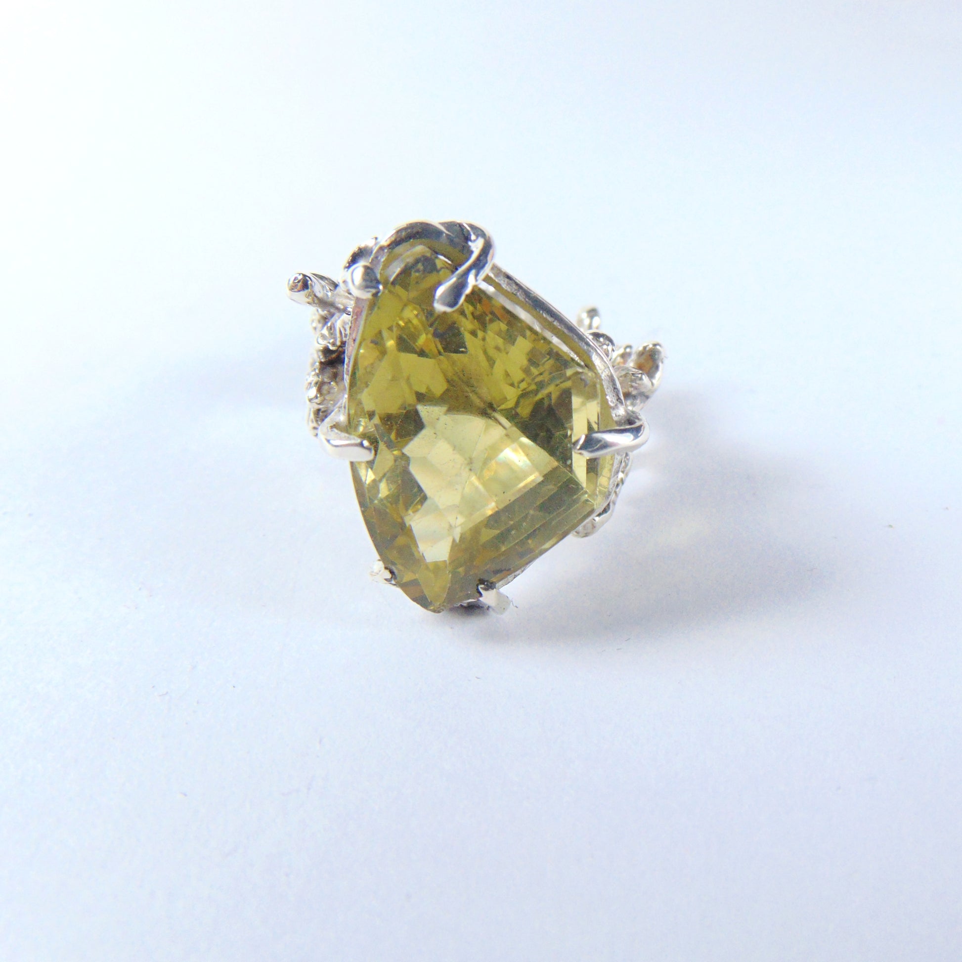 Pierścionek "Gałązki" z cytrynem - EPIR Art Jewellery&Gemstone