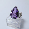 Pierścionek z kosmicznym ametystem - EPIR Art Jewellery&Gemstone