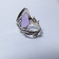 Pierścionek z kosmicznym ametystem - EPIR Art Jewellery&Gemstone